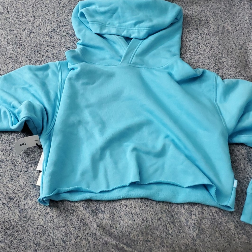 NWT Aritzia TNA Perfect Cropped Hoodie Light